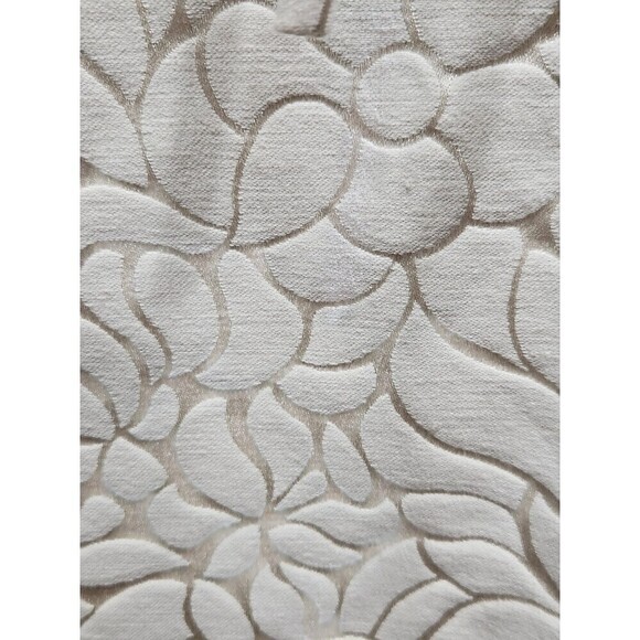 J Crew Ivory Silk Cotton Blend Floral Damask Scoop Back Dress, 10 - Picture 4 of 8